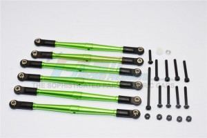 ALUMINIUM ADJUSTABLE LINK PARTS FOR 308MM WHEELBASE  AXIAL SCX10 - SCX049/308-G-BEBK