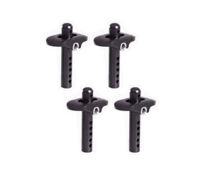 ALUMINUM BODY POST 37 / 47 / 57mm AR320357 FOR ARRMA KRATON LIMITLESS TALION TYPHON OUTCAST 6S BLX - BLACK - 47mm - RS-AR320357M/BK