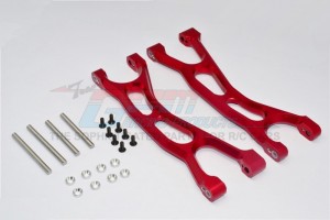 GPM TXM054F/R ALUMINIUM FRONT / REAR UPPER ARMS FOR 6S TRAXXAS XMAXX 6S 8S - Red - TXM054F/R-R
