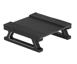 ALUMINUM SETTING STAND CAR DISPLAY FOR 1/28 1/32 KYOSHO MINI-Z MR-03 MR-02 AWD - BLACK - ST026/BK