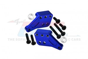 GPM TS056A 7075 ALLOY FRONT / REAR SHOCK MOUNT 10234 FOR TRAXXAS 1/8 6S MAXX SLASH / 1/10 MAXX MONSTER - BLUE - TS056A-B