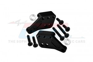 GPM TS056A 7075 ALLOY FRONT / REAR SHOCK MOUNT 10234 FOR TRAXXAS 1/8 6S MAXX SLASH / 1/10 MAXX MONSTER - BLACK - TS056A-BK