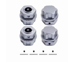 ALUMINUM WHEEL HEX 24mm ARA310928 ARA310929 FOR 1/5 ARRMA KRATON OUTCAST 8S BLX MONSTER - RS-ARA310928/GS