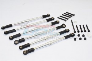 ALUMINIUM ADJUSTABLE LINK PARTS FOR 315MM WHEELBASE AXIAL SCX10 - SCX049/315-S-BEBK