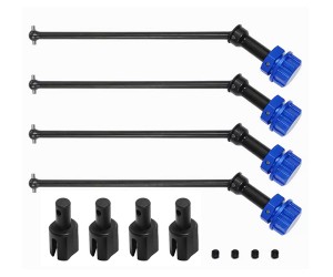 ALUMINUM WHEEL HEX CVD SHAFT WITH DIFF JOINT SET ARA310928 ARA310926 FOR 1/5 ARRMA KRATON OUTCAST 8S BLX MONSTER - BLUE - RS-ARA310926/BU