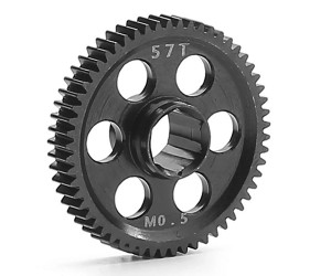 STEEL M0.5 MAIN SPUR GEAR - 57T / 59T ARA311196  FOR ARRMA 1/18 GRANITE TYPHON GROM MEGA 380 - RS-ARA311196/57T