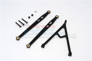 ALLOY FRONT CHASSIS LINKS PARTS TREE AXIAL SCX10 - Black - SCX049F-BK