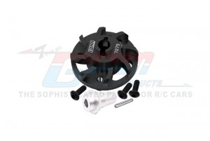 GPM SLA035LCGN 7075 ALLOY SPUR GEAR ADAPTER 5556 FOR TRAXXAS 1/10 SLASH RUSTLER JATO BANDIT - SLA035LCGN-BK