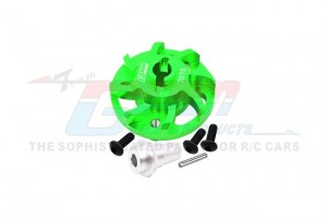 GPM SLA035LCGN 7075 ALLOY SPUR GEAR ADAPTER 5556 FOR TRAXXAS 1/10 SLASH RUSTLER JATO BANDIT - GREEN - SLA035LCGN-G