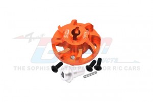 GPM SLA035LCGN 7075 ALLOY SPUR GEAR ADAPTER 5556 FOR TRAXXAS 1/10 SLASH RUSTLER JATO BANDIT - ORANGE - SLA035LCGN-OR