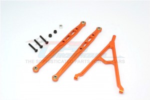 ALLOY FRONT CHASSIS LINKS PARTS TREE AXIAL SCX10 - SCX049F-OR