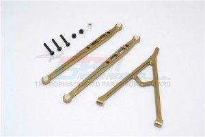 ALLOY FRONT CHASSIS LINKS PARTS TREE AXIAL SCX10 - Titanium - SCX049F-TIT