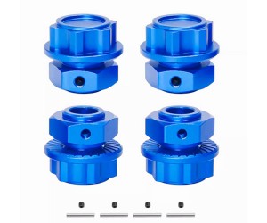 Alloy Wheel Hex - 17mm ARA310988 ARA310929 For ARRMA 1/10 KRATON OUTCAST 4S 1/8 MOJAVE BLX - BLUE - RS-ARA310988/BU