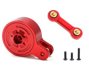 ALUMINUM DIRECT MOUNT SERVO SAVER 25T WITH FIX LINK ARA340181 FOR 1/10 ARRMA BIG ROCK GRANITE KRATON OUTCAST 1/8 INFRACTION TYPHON VENDETTA - RS-ARA34018125T/RE