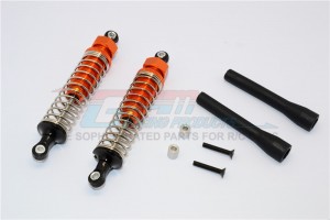 ALLOY FRONT/REAR ADJUSTABLE SPRING  DAMPERS AXIAL SCX10 - Orange - SCX090F/R-OR-S-BEBK