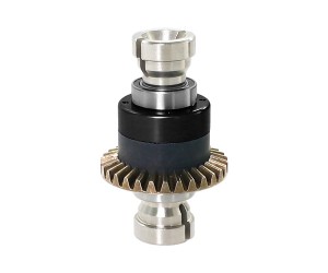 ALUMINUM FRONT / REAR MOD 0.8 ASSEMBLED DIFFERENTIAL -30T FOR ARRMA 1/18 GRANITE TYPHON GROM 1/14 MOJAVE GROM - BLACK - RS-ARA311177A/BK