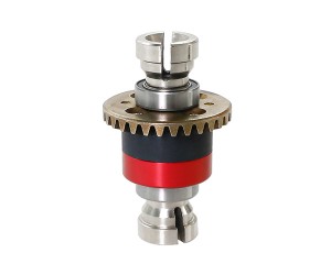 ALUMINUM FRONT / REAR MOD 0.8 ASSEMBLED DIFFERENTIAL -30T FOR ARRMA 1/18 GRANITE TYPHON GROM 1/14 MOJAVE GROM - RED - RS-ARA311177A/RE