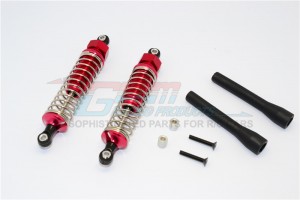 ALLOY FRONT/REAR ADJUSTABLE SPRING  DAMPERS AXIAL SCX10 - SCX090F/R-R-S-BEBK