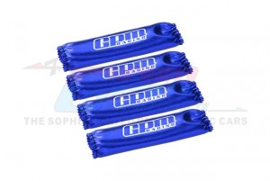 GPM TS/SCO SHOCK WRAPS SET FOR TRAXXAS 1/8 MAXX SLASH SLEDGE 1/10 MAXX MAXX W/WIDEMAXX MONSTER - BLUE - TS/SCO-B