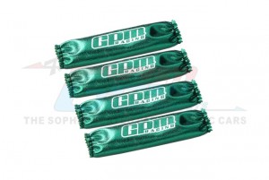 GPM TS/SCO SHOCK WRAPS SET FOR TRAXXAS 1/8 MAXX SLASH SLEDGE 1/10 MAXX MAXX W/WIDEMAXX MONSTER - GREEN - TS/SCO-G