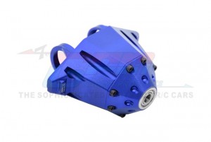 GPM UDR013AN 7075 ALLOY REAR AXLE HOUSING HALVES DESIGN LARGER INNER BEARINGS FOR TRAXXAS 1/7 UDR UNLIMITED DESERT RACER 85076-4 85086-4 - BLUE - UDR013AN-B