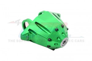 GPM UDR013AN 7075 ALLOY REAR AXLE HOUSING HALVES DESIGN LARGER INNER BEARINGS FOR TRAXXAS 1/7 UDR UNLIMITED DESERT RACER 85076-4 85086-4 - GREEN - UDR013AN-G