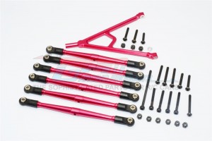 ALUMINIUM ADJUSTABLE LINK PARTS WITH MOUNT FOR 295MM WHEELBASE AXIAL SCX10 - SCX15049/295-R