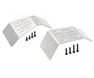 STAINLESS STEEL FRONT & REAR SKID CHASSIS GUARD ARA320670 ARA320673 FOR ARRMA 1/10 GORGON 4X2 MEGA 550 MONSTER ARA3230SKT1 - RS-ARA32067073