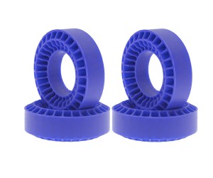 RUBBER TIRE SILICON INSERT 1.0 INCH 55 X 20mm FOR 1/18 1/24 CRAWLER TRUCK AX24 SCX24 TRX-4M - BLUE - TI5520/BU