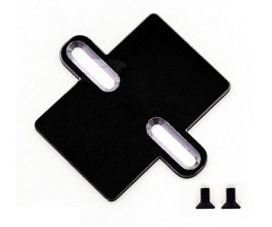 ALUMINUM ADJUSTABLE ESC SPEED CONTROL MOUNT PLATE FOR 1/10 TRAXXAS SLASH TRX-4 / ARRMA 3S 4S KRATON OUTCAST BIG ROCK R TRUCK - TRX4-ESC/BK