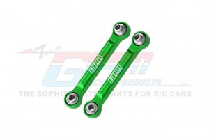 GPM MGM162 ALUMINUM 7075 FRONT STEERING LINK RODS ARA340216 FOR ARRMA 1/14 MOJAVE GROM MEGA 380 MONSTER ARA2104 - GREEN - MGM162-G