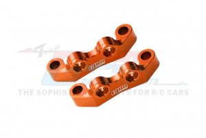 GPM TT2008N 7075 ALLOY FRONT & REAR UPPER ARM BULK FOR 1/10 TAMIYA TT-02 RC CAR - ORANGE - TT2008N-OR