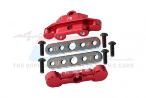 GPM 7075 ALLOY FRONT TIE BAR MOUNTS & SUSPENSION PIN RETAINERS 8916 8926 TRAXXAS 1/10 4WD MAXX W/ WIDEMAXX  MAXX SLASH MONSTER - TXMS008N-R