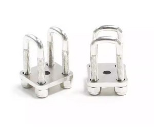 UNIVERSAL STAINLESS STEEL U-BOLTS MOUNTS FOR 1/14 TAMIYA RC TRACTOR TRUCK MAN SCANIA - TRA-021A