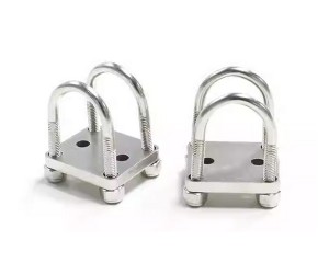 UNIVERSAL STAINLESS STEEL U-BOLTS MOUNTS FOR 1/14 TAMIYA RC TRACTOR TRUCK MAN SCANIA - TRA-021C