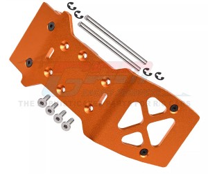 GPM MSV331F ALUMINUM FRONT SKID PLATE 105298 FOR 1/10 HPI RACING SAVAGE XS FLUX - MSV331F-OR