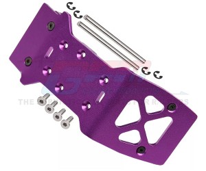 GPM MSV331R ALUMINUM REAR SKID PLATE 105298 FOR 1/10 HPI RACING SAVAGE XS FLUX - MSV331R-P
