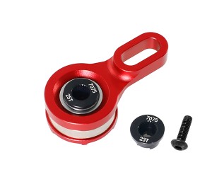 ALUMINUM SERVO SAVER ASSEMBLY 23T 25T With Built In Spring Set LOS261011 For 1/4 LOSI PROMOTO-MX MOTORCYCLE BIKE  LOS06000 - RED - RS-LOS261011-RE
