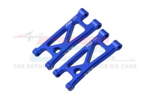 GPM MGM056 7075 ALLOY REAR LOWER SUSPENSION ARMS ARA330840 FOR ARRMA 1/14 RC MOJAVE GROM DESERT TRUCK ARA2104 - BLUE - MGM056-B