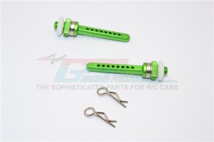 ALUMINIUM REAR MAGNET BODY POST MOUNT AXIAL SCX10 - Green - SCX201R-G
