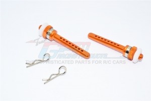 ALUMINIUM REAR MAGNET BODY POST MOUNT AXIAL SCX10 - Orange - SCX201R-OR