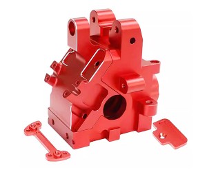ALUMINUM FRONT / REAR GEAR BOX CASE ARA310935 FOR 1/5 RC ARRMA KRATON / OUTCAST 8S BLX MONSTER - RED - RS-ARA310935/RE