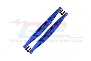 GPM BR014LN 7075 ALLOY REAR LOWER TRAILING ARMS LOS234003 FOR LOSI 1/10 BAJA REY / ROCK REY / HAMMER REY U4 - BLUE - BR014LN-B