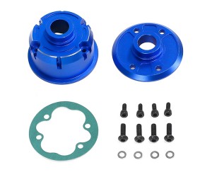 ALUMINUM CENTER DIFFENTIAL CASE SET ARA311166 FOR ARRMA 1/8 MOJAVE / 1/10 KRATON OUTCAST 4X4 4S BLX - BLUE - RS-ARA311166/BU