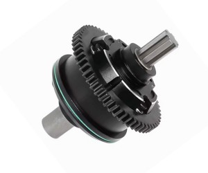 ALUMINUM M0.8 CENTER DIFF SET 57T ARA311165 FOR ARRMA 1/8 MOJAVE / 1/10 KRATON OUTCAST 4X4 4S BLX - BLACK - RS-ARA311165/BK