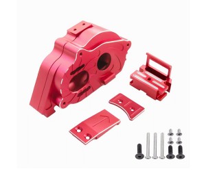 ALUMINUM CENTER DIFF POWER MOTOR MOUNT ARA311169 FOR ARRMA 1/8 MOJAVE / 1/10 KRATON OUTCAST 4X4 4S BLX - RED - RS-ARA311169/RED