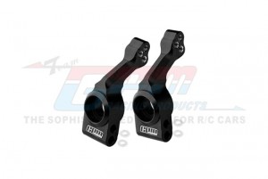 GPM SLA2W022N 7075 ALLOY REAR STUB AXLE CARRIERS 1952 FOR 1/10 TRAXXAS SLASH RAPTOR R RUSTLER  HOSS TRUCK - BLACK - SLA2W022N-BK