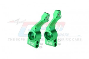 GPM SLA2W022N 7075 ALLOY REAR STUB AXLE CARRIERS 1952 FOR 1/10 TRAXXAS SLASH RAPTOR R RUSTLER  HOSS TRUCK - GREEN - SLA2W022N-G