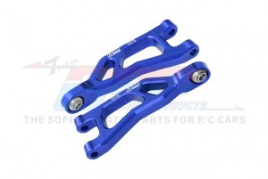 GPM MGM057 7075 ALLOY REAR UPPER SUSPENSION ARMS ARA330840 FOR ARRMA 1/14 MOJAVE GROM MEGA 380 DESERT TRUCK ARA2104 - BLUE - MGM057-B