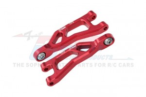 GPM MGM057 7075 ALLOY REAR UPPER SUSPENSION ARMS ARA330840 FOR ARRMA 1/14 MOJAVE GROM MEGA 380 DESERT TRUCK ARA2104 - RED - MGM057-R